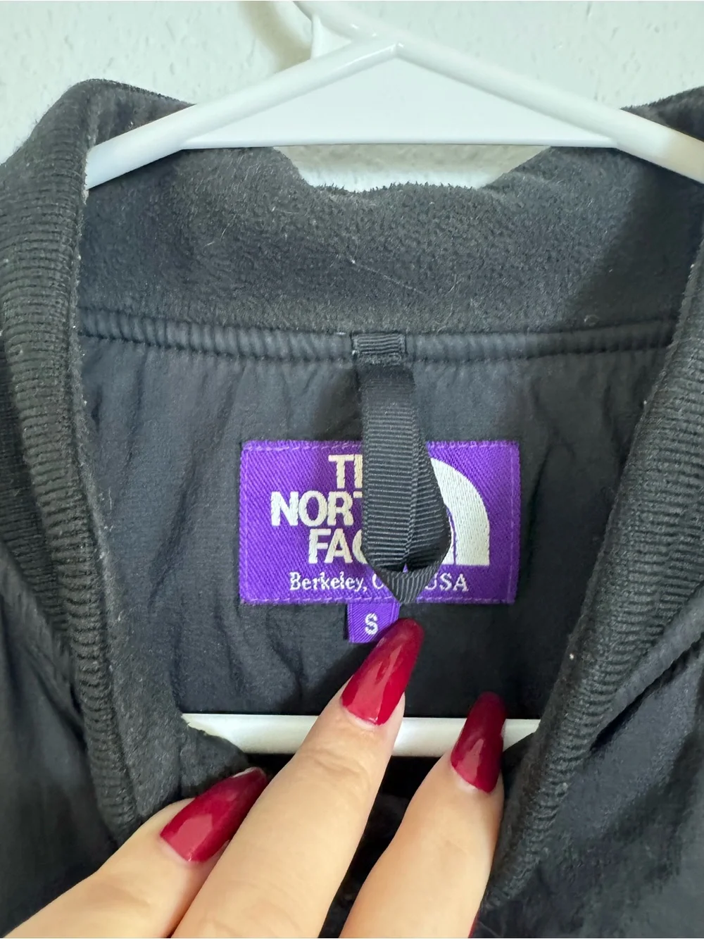 The North Face purple label insulated zip up field jacket